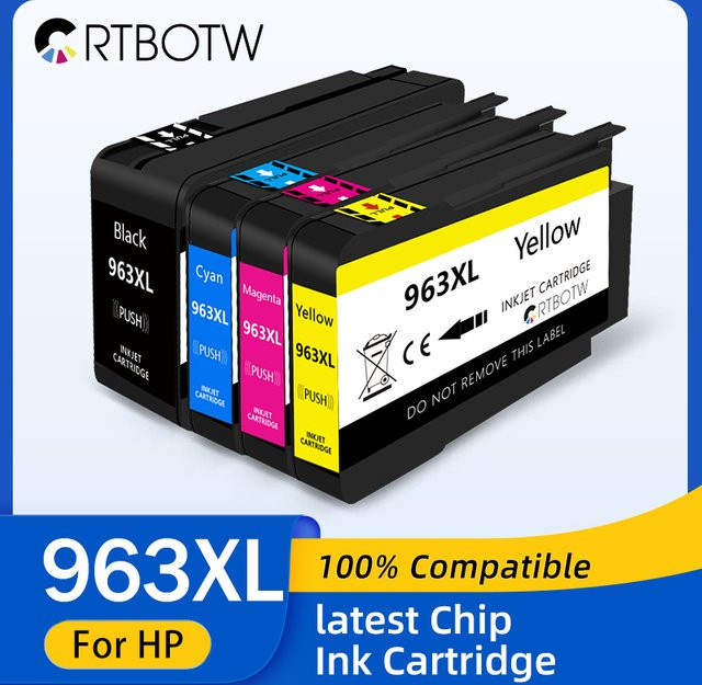 CRTBOTW 963XL Tintenpatrone Blau kompatibel mit HP 963 XL für OfficeJet Pro 9010 9012 9013 9014 9015 9019 9020 9022 9025 Drucker - Bild 1