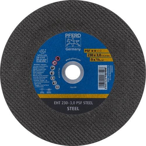 PFERD Trennscheibe PSF STEEL EHT Universallinie für Stahl, Grau, Durchmesser: 230 mm, Dicke: 3,0 mm, Bohrung: 22,23 mm - Bild 1