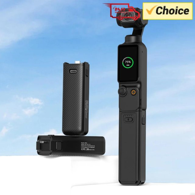 ATUOTIN USB-C Powerbank Ladestation für DJI Osmo Pocket 3 in Schwarz - Bild 1