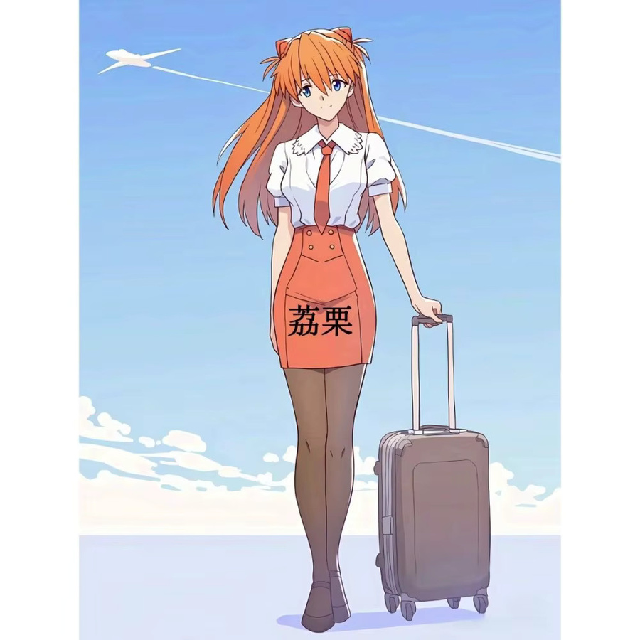 Bandai Evangelion Ayanami Rei Asuka Langley Soryu, Acryl Stand Figur - Bild 4
