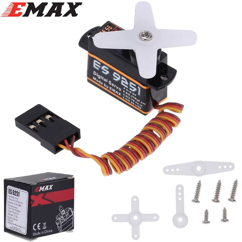 Emax ES9251 Digital Servo RC Servo, Kunststoff, Schwarz - Bild 3