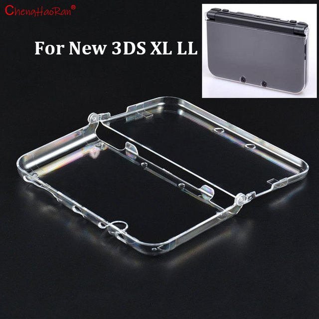 ChengHaoRan Transparente Kristall Schutzhülle Hard Shell Abdeckung und Anti-Staub-Folie für New 3DS XL und New 3DS LL - Bild 1
