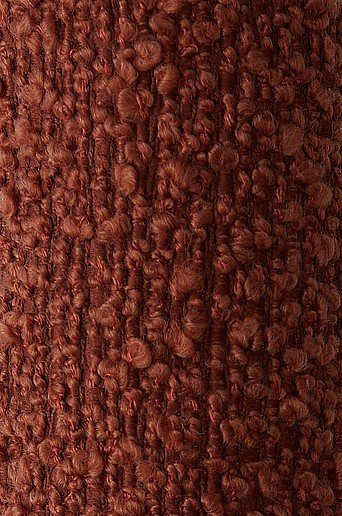 CODA PLAIN BOUCLE Stoffmuster in Rot und Braun - Bild 1