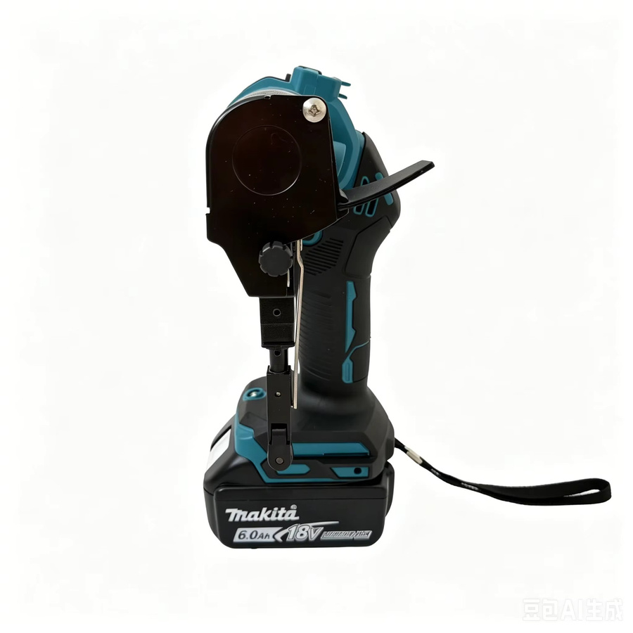 Makita Bürstenloser Mini-Elektro-Bandschleifer für Holz- und Metallbearbeitung, kabelloser Polierer und Winkelschleifer in Petrol für 18V Akku - Bild 2