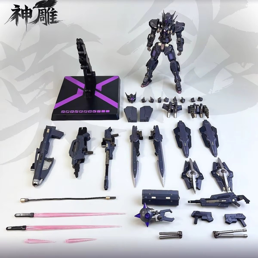 Bandai KO MB Astraea TYPE-X FINSTERNIS Fighter Actionfigur, Anime-Figur, Maßstab 1:100, Metall - Bild 2