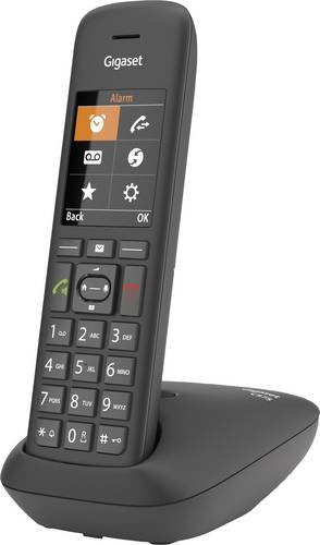 Gigaset C575HX DECT/GAP Schnurgebundenes Telefon mit Babyphone-Funktion und Freisprecheinrichtung in Schwarz - Bild 1