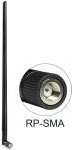 DeLOCK WLAN Antenne 802.11 b/g/n ungerichtet Schwarz 9 dBi - Bild 1