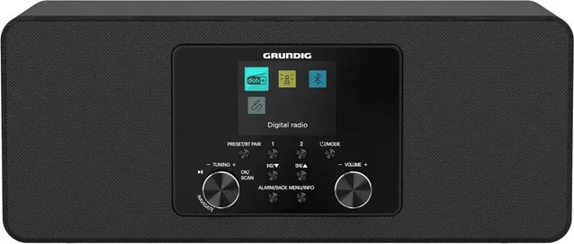 Grundig DAB+ Tischradio DTR 4600 2.0 in Schwarz mit RDS und Bluetooth - Bild 1