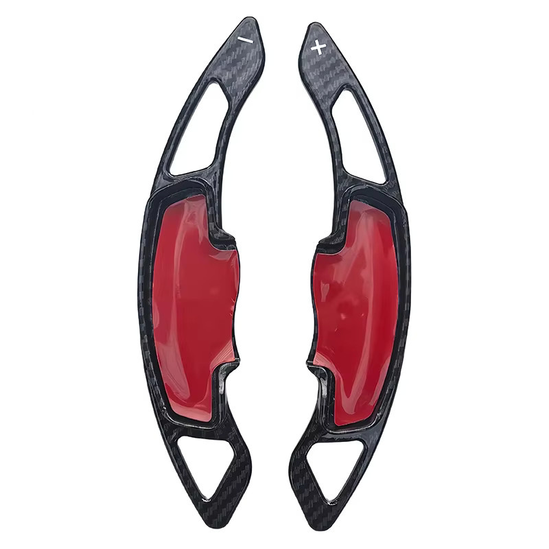 2er-Set Auto Sport Lenkrad Schaltwippen aus Carbon Faser für Honda Civic G10, Accord X, CR-V und Odyssey, Farbe: Schwarz - Bild 4