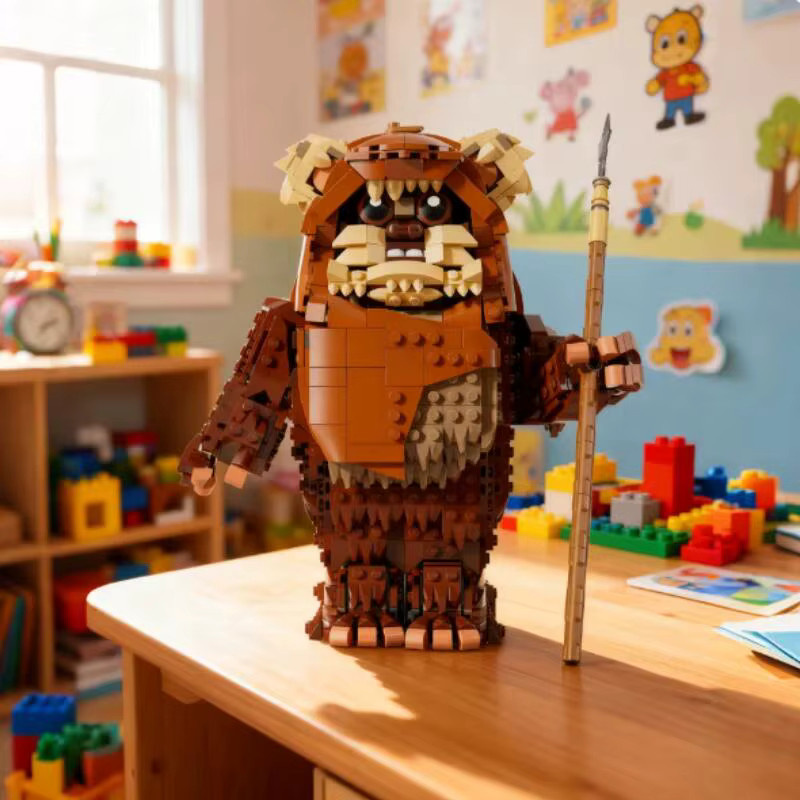 LEGO Star Wars UCS Wicket Ewok Dschungel-Krieger Sentinel, Baustein-Modell, 1.010 Teile, ab 14 Jahren - Bild 4