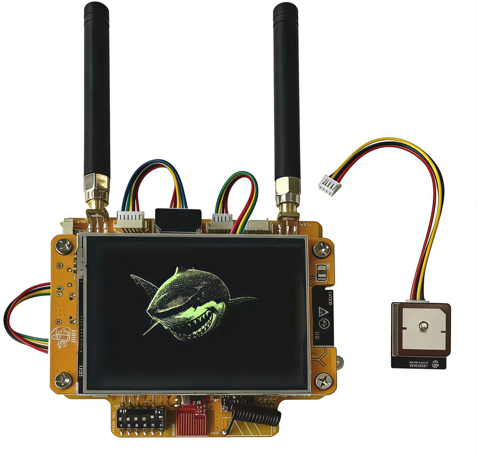 Heltec Automation NM-RF-Hat Companion Hat Multi-Band RF für CYD Bruce ESP32-2432S028 mit IR TX/RX, NRF24, PN532, CC1101, 433M OOK, Power Management und TF Slot in Multicolour - Bild 2