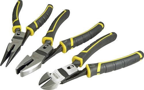 Stanley Duo Kraftzange FatMax 3-teiliges Zangen-Set aus Stahl in Schwarz - Bild 1