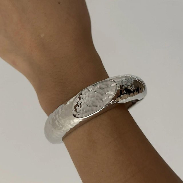 DIEZI Armreifen Metall, Gold Silber Farbe, Unisex, Vintage - Bild 1