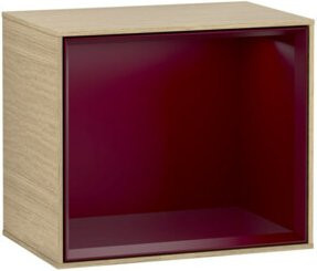V&B Regalmodul Finion mit Innenbeleuchtung in Eichenfurnier Matt, B/T/H: 41,8 x 35,6 x 27 cm - Bild 1