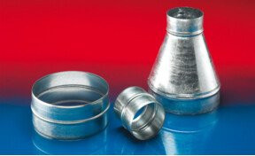Norres Schlauchreduzierung CONNECT 270-271 aus Metall in Silber für ID 315mm zur Verwendung mit Schlauchverbindern - Bild 1