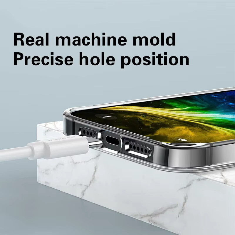 EIENACOCO Transparente Silikon Schutzhülle aus weichem TPU für iPhone Modelle, Transparent - Bild 4