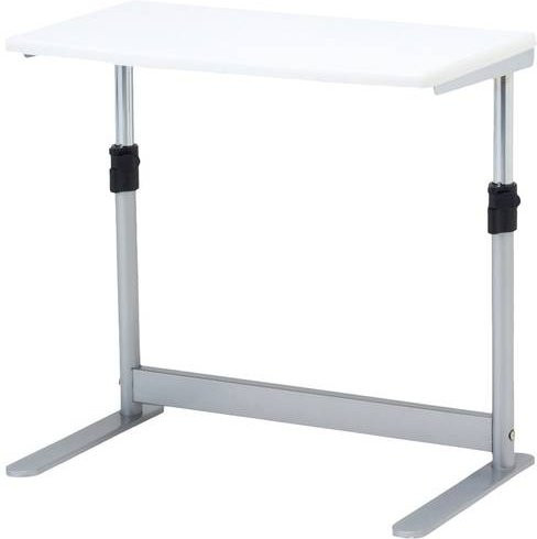 Roline Laptop- und Drucker-Tisch verstellbar in Lichtgrau und Weiß B/T/H: 50 x 39 x 30 cm - Bild 1