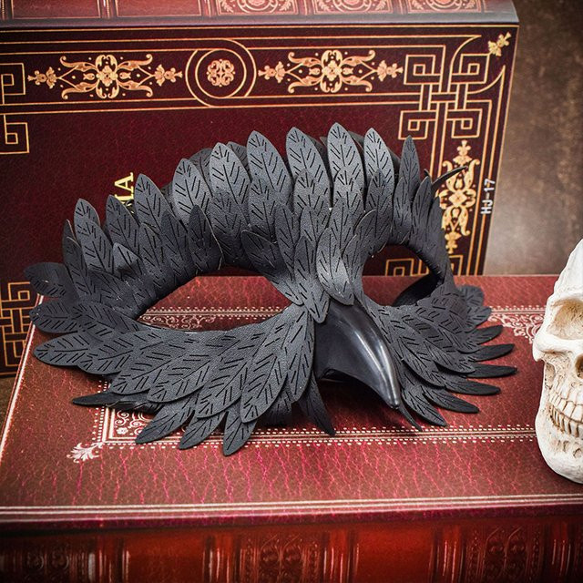 Vogel's Adler Maske, Eule, Tier Masken, Schwarz - Bild 1