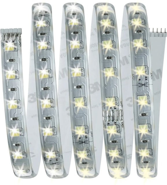 Paulmann MaxLED Tunable White LED-Streifen-Basisset mit Fernbedienung und Netzteil, Farbe: Weiß, Länge: 1,5 m - Bild 1