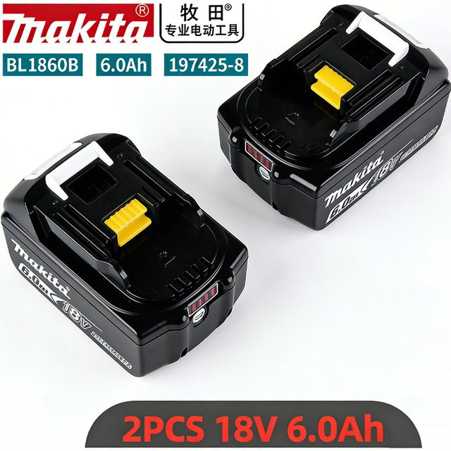 Makita 18V Akku 6,0Ah BL1850B BL1860B in Schwarz - Bild 1
