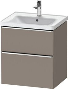 Duravit Waschtischunterschrank D-Neo in Grau Matt mit 1 Schublade, B/T/H: 58,4 x 45,2 x 62,5 cm - Bild 1