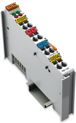 WAGO SPS-Digitaleingangsmodul 750-421 in Grau - Bild 1