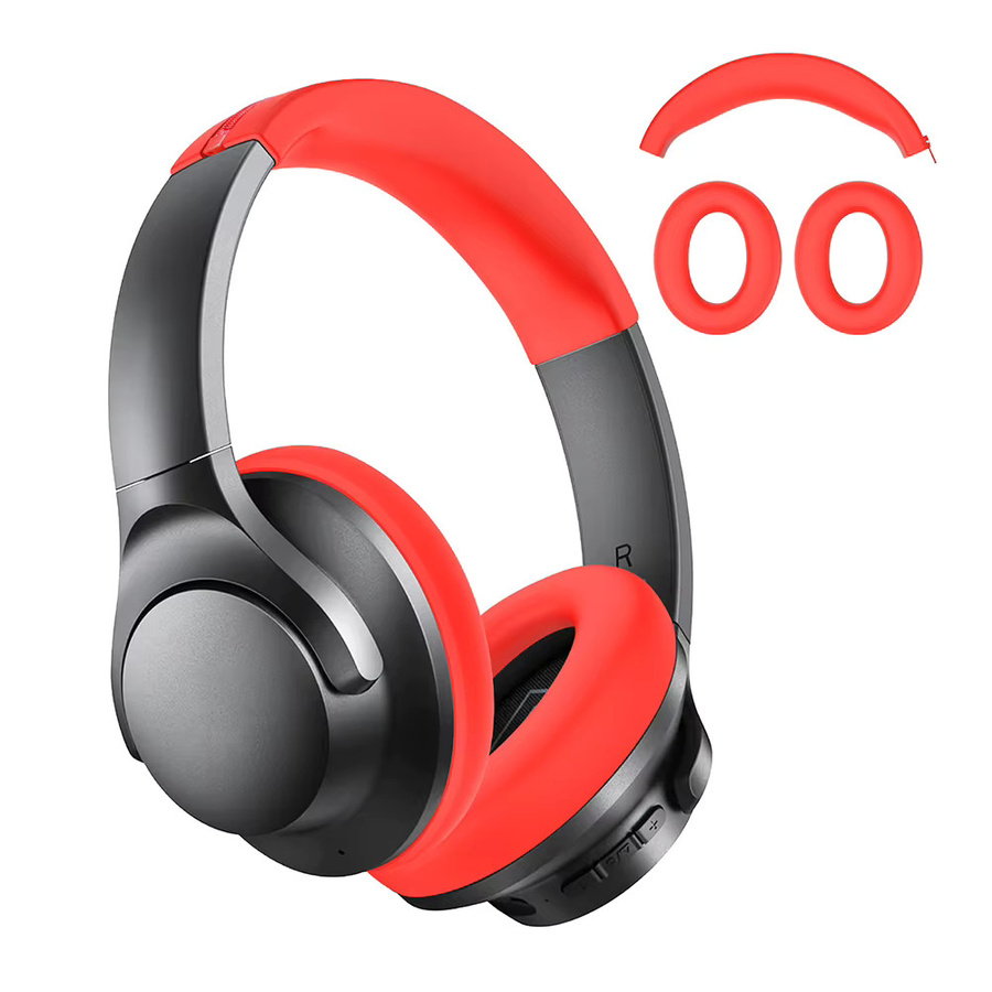Silikon-Ohrpolster und Kopfbügel-Schutzhülle in Beige für Anker Soundcore Life Q20i Headset - Bild 2