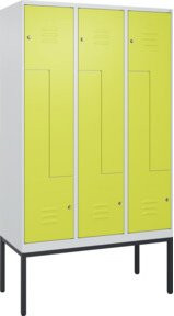 C+P Z-Spind Classic PLUS Spind mit 6 Fächern und Zylinderschloss, Stahlkonstruktion, B/H/T: 120 x 212 x 50 cm - Bild 1