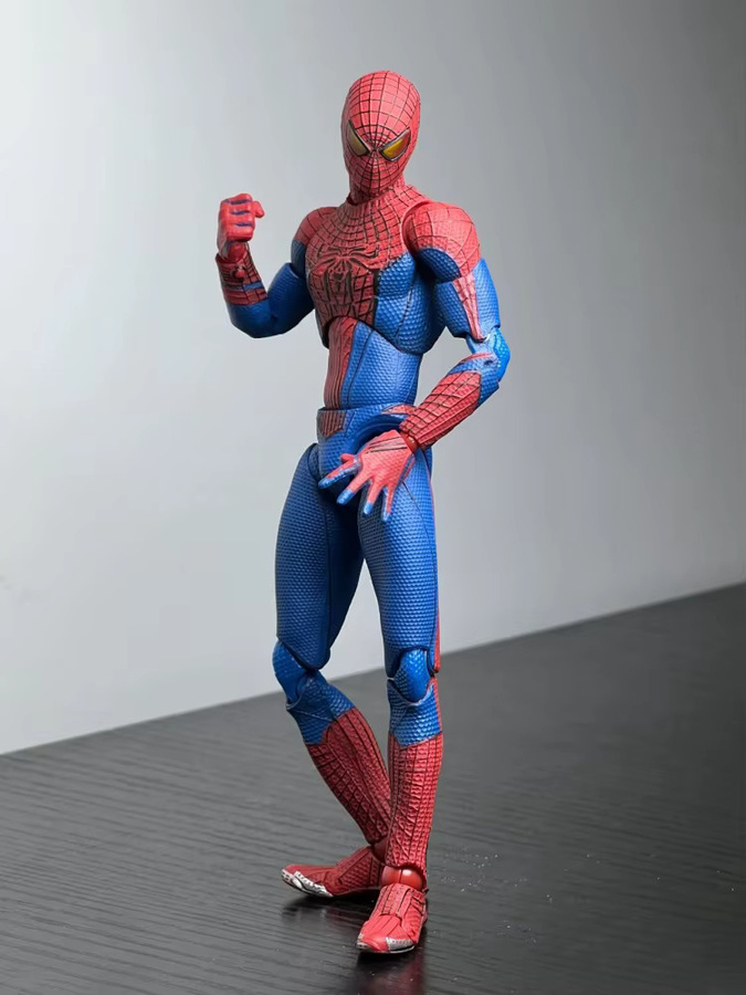 Ct Toys Spiderman Mafex 001 Peter Parker Andrew Garfield The Amazing Spider-Man Shf Anime Actionfigur, Modell Spielzeug - Bild 2