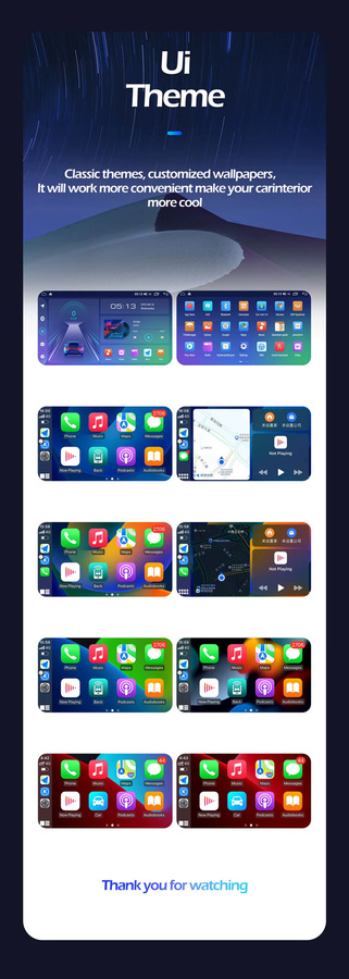 KJ-NAVI Autoradio mit Android 16 und Carplay für Ford Fiesta Mk 6 und Mk 7 (2008 - 2019), Multimedia-Videoplayer mit Touchscreen und GPS, Schwarz - Bild 3