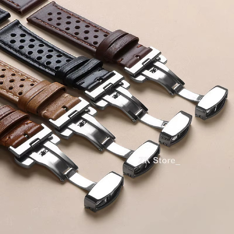 Uhrenarmband Rindsleder, Braun, Herren, 18 mm, 20 mm, 22 mm - Bild 3