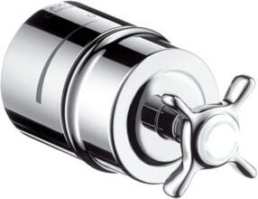Hansgrohe Axor Montreux Absperrventil mit Rückflussverhinderer und Kreuzgriff, Chrom, 1/2 Zoll - Bild 1