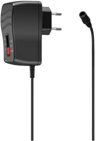 Hama Steckernetzteil 00223614 Schwarz, einstellbar 3 V, 4.5 V, 6 V, 9 V, 12 V, 1A, 12W - Bild 1