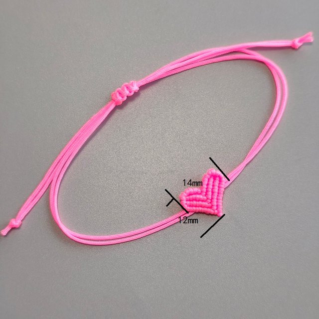 zouruihan Armband, Herzförmig, Mehrfarbig, Damen - Bild 1