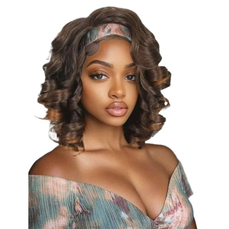 Suri Hair Stirnband-Perücke, Ombre-Schokoladenbraun, Damen - Bild 4
