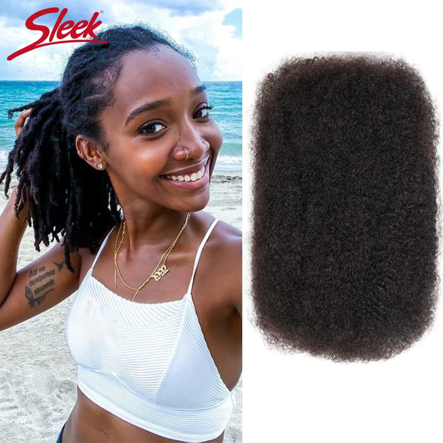 Sleek Brasilianisches Afro-Kinky-Curly Remy-Haar, 50 g, natürliche Farbe - Bild 3