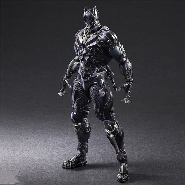 Bandai Marvel Black Panther Play Arts Kai Actionfigur, 27cm, Kunststoff - Bild 1