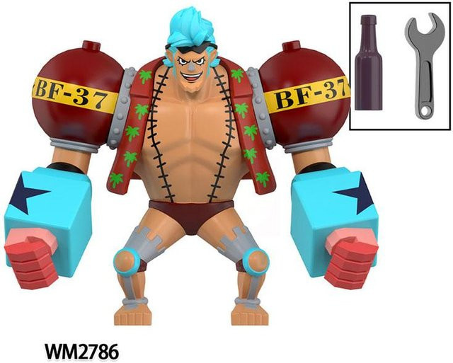 Anime-Charakter Schneemann Franky Adlerauge, Bausteinspielzeug, ab 6 Jahren - Bild 1
