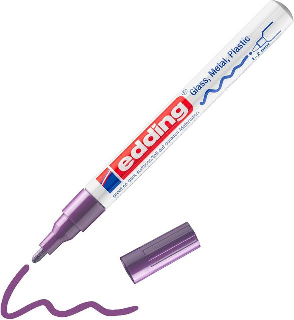 edding 751 Glanzlack-Marker Permanent in Violett mit feiner Spitze - Bild 1