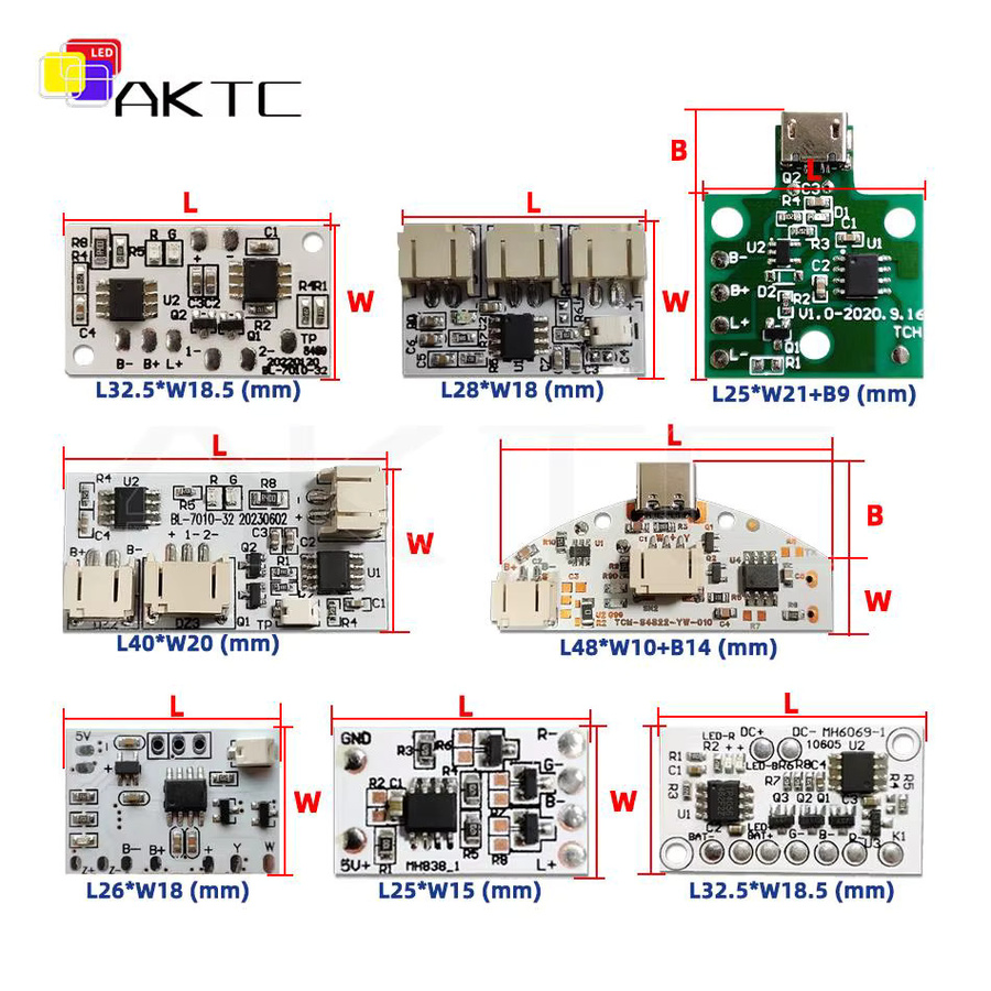 Ankatec Mini LED Lade Touch Control Board DC 5V 2A USB Dimmer mit RGB Funktionen für DIY Lampen und Foto Rahmen - Bild 2