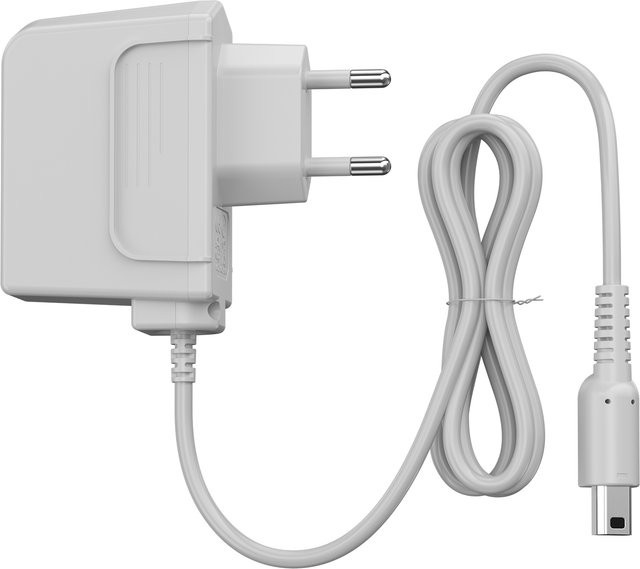 Nintendo Ladegerät mit EU-Stecker und 1,2 m Ladekabel für 3DS XL, New 3DS, New 2DS XL und DSi in Weiß - Bild 1