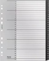 Leitz Registermappe Recycle A4 Schwarz mit Zahlenregister 1-31 und Universallochung - Bild 1