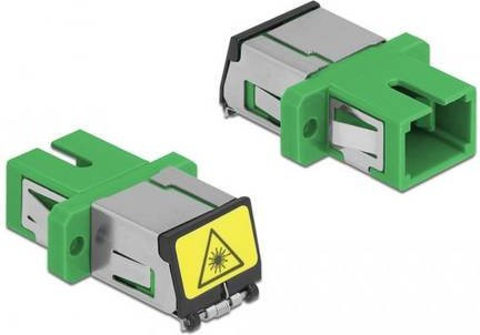 Delock LWL-Kupplung 86887 Durchgangsadapter in Grün - Bild 1