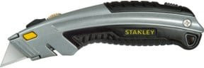 Stanley Schnellwechsel-Profimesser aus Zinkdruckguss in Silber mit 18mm Snap-Off Klingen - Bild 1