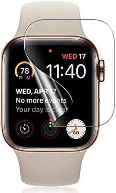 Ahowie Displayschutzfolie für Apple Watch Series 8 7 6 5 4 3 2 Ultra SE, transparent - Bild 1