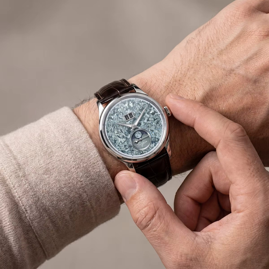 SEESTERN Armbanduhr Automatik, Mondphase, Titan, Saphirglas, Herren - Bild 4