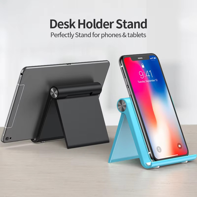 Olaf Universal Handyhalterung für Tisch und Desktop, Smartphone und Tablet Ständer in Schwarz - Bild 2
