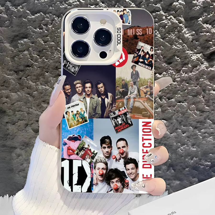 O-one Directions Stoßfeste Handyhülle für iPhone 11 bis iPhone 17 Pro Max Plus in Schwarz und Weiß - Bild 3