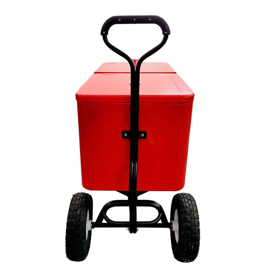 AXI Bollerwagen mit Kühlfunktion in Rot und Schwarz, B/H/L: 48 x 119 x 82 cm - Bild 2