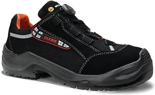 Elten Sicherheitshalbschuh Senex Boa ESD S3 in Grau Schwarz Rot Gr. 43 - Bild 1